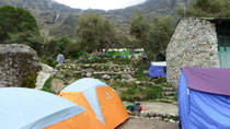 Unser Camp am zweiten Tag