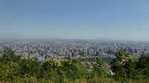 Blick über Santiago