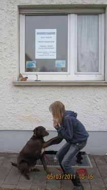 Ginger mit meiner Tochter Jessica