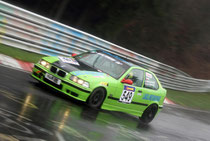 BMW 318ti Compact in the VLN Race at the Nurburgring