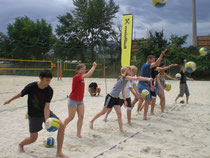 Beachvolleyball mit Berger/Nowotny