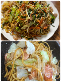 焼きそば現在と過去