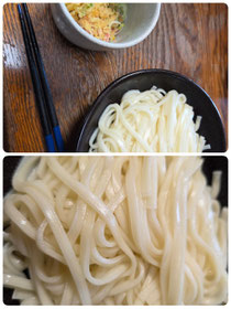 温うどんのつけ麺