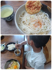 うどんと坊主