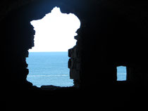 Blick von Dunnottar Castle auf die Nordsee