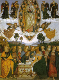Pinturicchio, "Assuzione delle Vergine"
