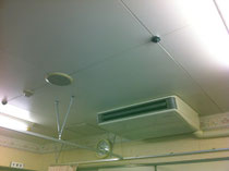 寺松電気　扇風機取付前