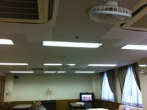 寺松電気　扇風機取付