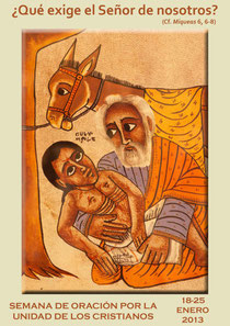 Cartel Semana de la Oración por la Unidad de los Cristianos