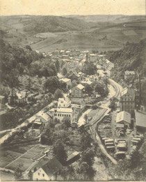 Glashütte 1904 Blick von der Bastei