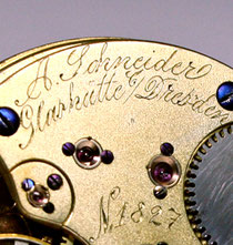 Eine frühe Werksignatur der Firma Adolf Schneider
