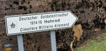 Der deutsche Soldatenfriedhof 