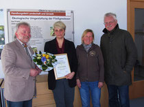 v.l.n.r.: Jürgen Wagner, Silke Westphalen, Heidrun Sauer, Karl-Heinz Gose