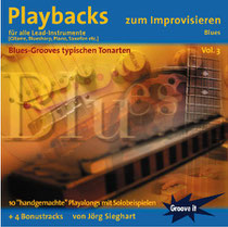 Jamtracks für E-Gitarre (und auch andere Instrumente) mit Blues-Grooves von 12/8 über New Orleans bis Shuffle-Rock-Blues