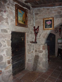 La porte d'entrée de la chambre "la Gardienne"