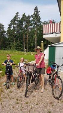 Radfahren mit Trekkingrädern