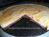 Pastel de calabaza y naranja