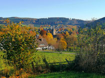 Blick von unserem Waldsofa auf Wenholthausen 