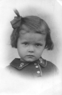 Eleanor Swanney about 2 years old, around 1938