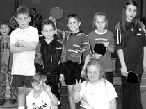 Max Heilkenbrinker, Luca Polak, Joey Fleck, Johanna Winkler und Johanna Baier, Luca Brinkmeyer und Maja Fleck.