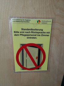 Eingeschränkte Zutrittsberechtigung
