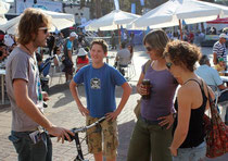 Roman at the bike show