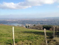 Vue sur la vallée du Rhône