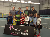 Juniors with Pat Rafter, Henri Leconte, Greg Rusedski and Thomas Enqvist