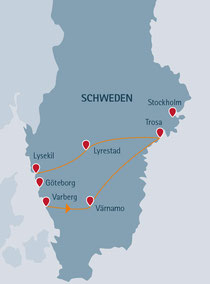 2022: Jönköping statt Värnamo und Tjörn statt Lysekil
