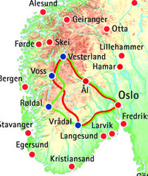Norwegen-Sommerurlaub: Appartement-Rundreise
