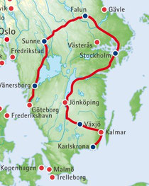 Übernachtung in Karlshamn statt in Karlskrona