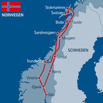Norwegen-Autoreise mit Lofoten