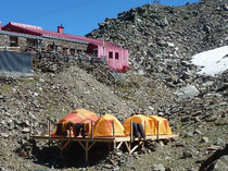 Glungezerhütte basecamp