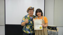 クリス岡崎校長と記念撮影✩
