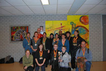 Het team 2009 met 18 medailles
