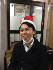 Xmasプレゼントの帽子