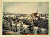 Vista di Agen, Francia, Louis Ducos du Hauron, 1877.