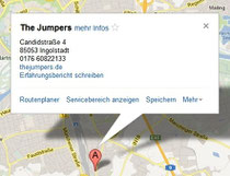 Geschäftseintrag in google maps