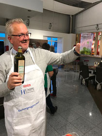 Wieder einmal ein leckeres Gemeinschafts-Kochen der Männer im Küchenstudio Humpe in Batenhorst