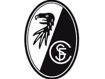 Das Logo des Fußball-Erstligisten SC Freiburg. Foto: