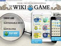 Von «Nachhaltige Entwicklung» nach Barcelona: Solche Aufgaben müssen die Nutzer auf Thewikigame.com lösen. Foto: thewikigame.com
