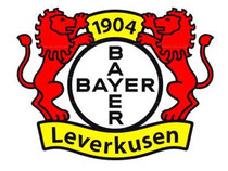 Das Logo des Fußball-Erstligisten Bayer 04 Leverkusen. Foto: