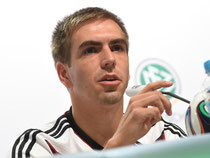 Philipp Lahm bringt es auf den Punkt: «Wir wollen den Weltmeistertitel.» Foto: Andreas Gebert