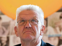 Winfried Kretschmann hat der Wahlkampf nun auch erreicht. Foto: Marijan Murat