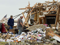 Bereits am 26. Mai war ein verheerender Tornado über Oklahoma hinweg gezogen und hatte zahlreiche Menschenleben gefordert. Foto: Erik S. Lesser/Archiv
