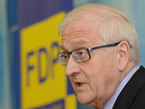 Rainer Brüderle in Remshalden. Foto: Franziska Kraufmann