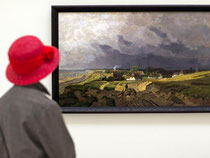 «Gewitterstimmung über Ahrenshoop» von Carl Malchin im neuen Museum der Künstlerkolonie. Foto: Jens Büttner