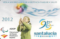 CALENDARIO DE BOLSILLO - COMERCIALES - SEGUROS SANTA LUCÍA - AÑO 2.012 (NUEVO) 0,30€.