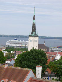 (Blick auf den Hafen von Tallinn)