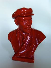 Zsolnay Lenin Bust, 1960s.